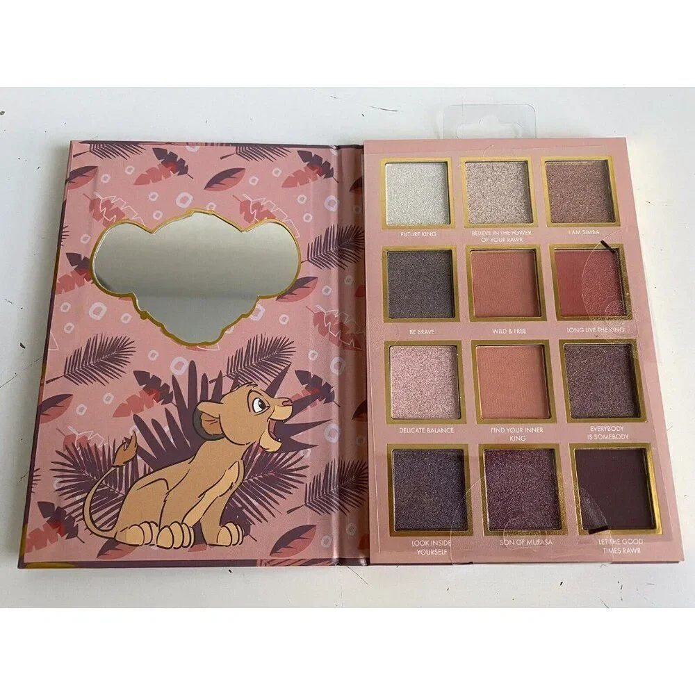 Set Of 12 Shades‎ Disney The Lion King Eyeshadow Palette With Mirror Simba NEW